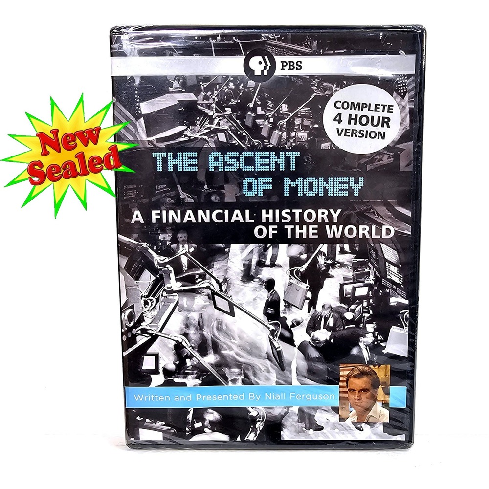 PBS The Ascent of Money DVD‎ Niall Ferguson Financial History 4 Hr NWT